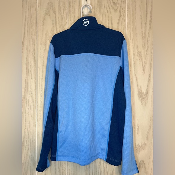 NWT Boys Vineyard Vines Performance Mesh LS Shep Shirt 1/4 Zip Small (8-10) - Picture 2 of 8